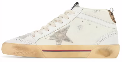 (Women) Golden Goose Mid Star 'White Leather' GWF00122.F003221.15375 (Women) Golden Goose Mid Star 'White Leather' GWF00122.F003221.15375