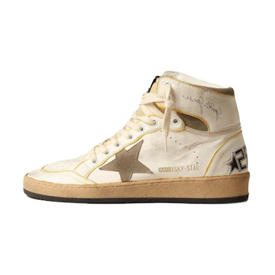 (W) Golden Goose Mid Star 'White Leather'