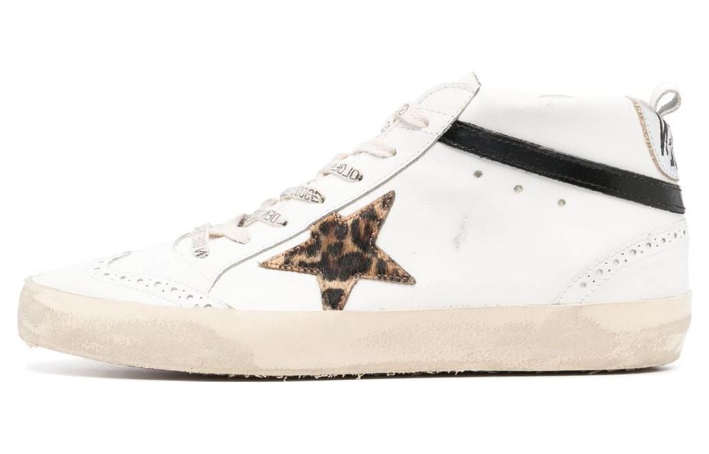 (Women) Golden Goose Mid Star 'White Leather Fabric' GWF00122.F004536.11501