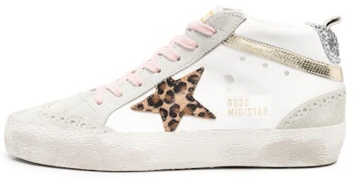 (Women) Golden Goose Mid Star 'White Leather Fashion' GWF00122.F003241.11192 (Women) Golden Goose Mid Star 'White Leather Fashion' GWF00122.F003241.11192