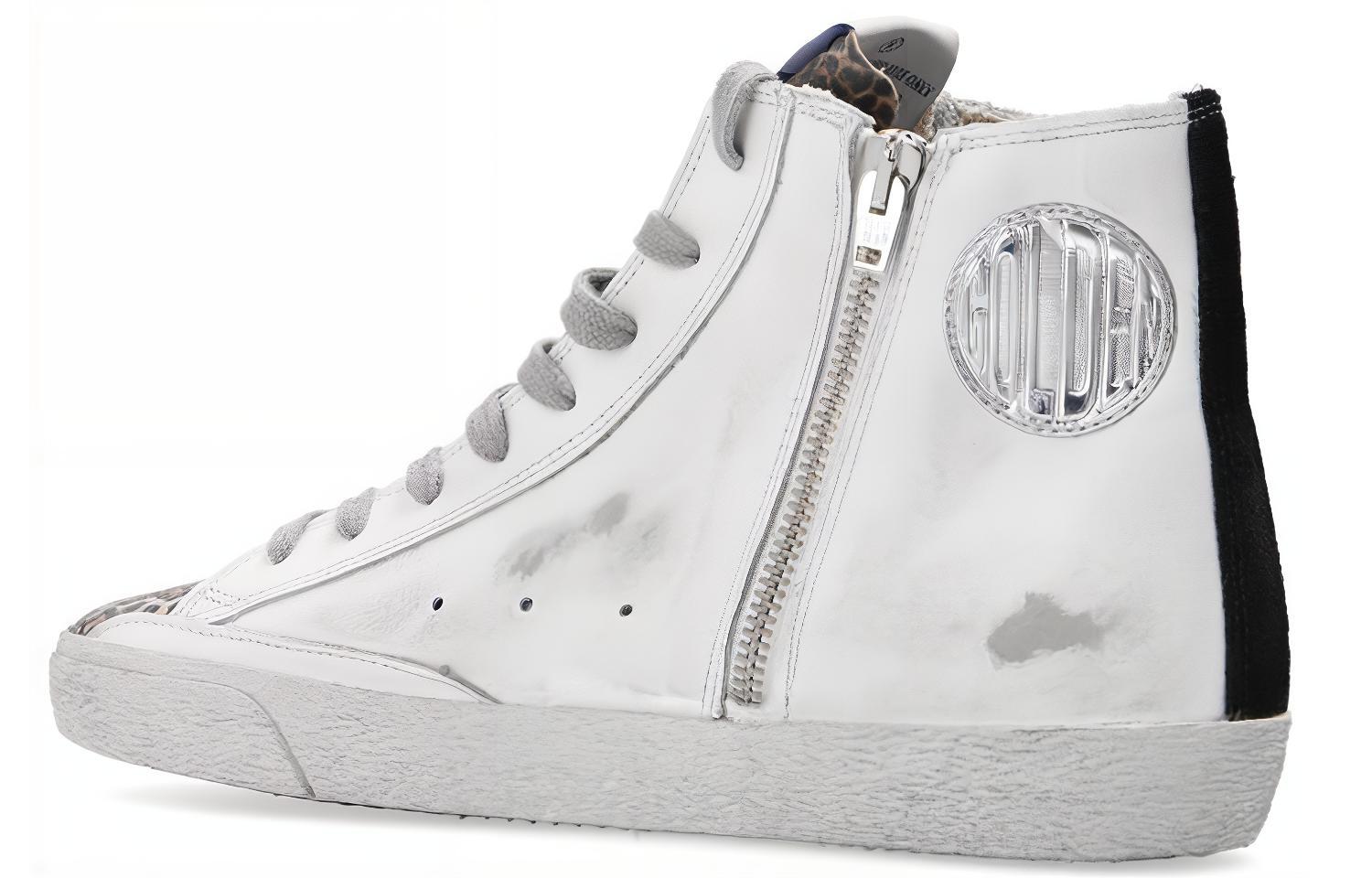 Shop (W) Golden Goose Mid Star ''Wit Luipaard Versleten'' GWF00113.F000255.10258