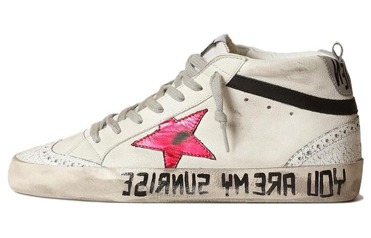 Buy (W) Golden Goose Mid Star 'Blanco Rosa' GWF00122.F003357.11231