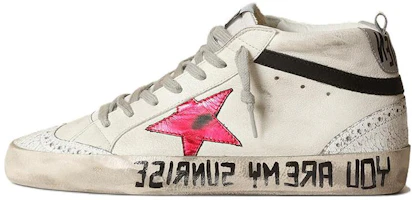 (Women) Golden Goose Mid Star 'White Pink' GWF00122.F003357.11231 (Women) Golden Goose Mid Star 'White Pink' GWF00122.F003357.11231