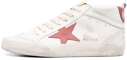 (Women) Golden Goose Mid Star 'White Pink Distressed' GWF00122.F004731.11545 (Women) Golden Goose Mid Star 'White Pink Distressed' GWF00122.F004731.11545