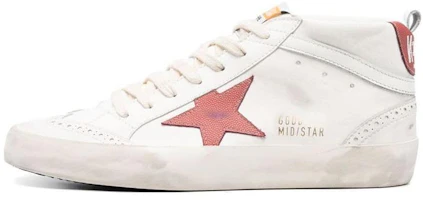 (Women) Golden Goose Mid Star 'White Pink Distressed' GWF00122.F004731.11545 (Women) Golden Goose Mid Star 'White Pink Distressed' GWF00122.F004731.11545