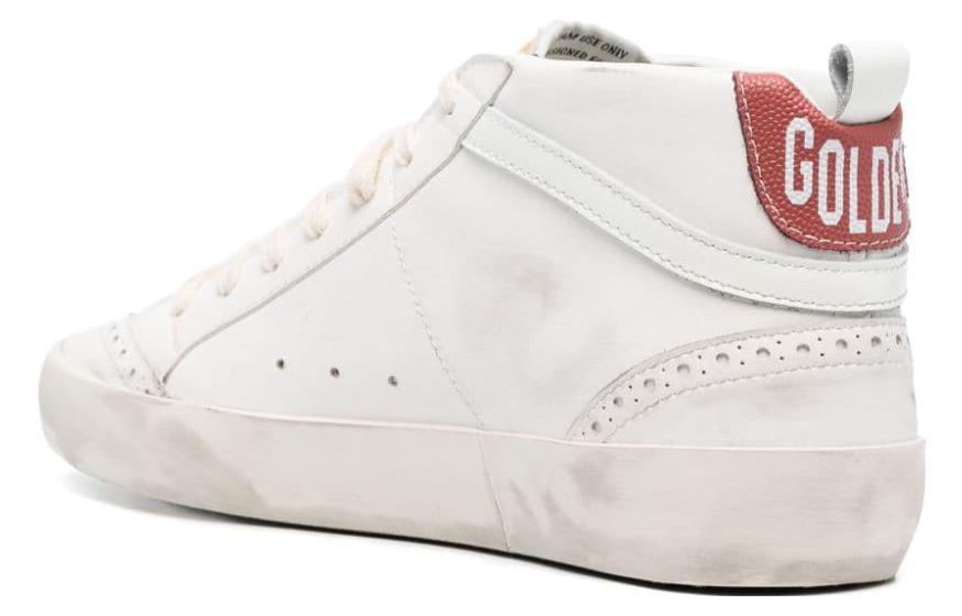 Shop (W) Golden Goose Mid Star ''Wit Roze Versleten'' GWF00122.F004731.11545