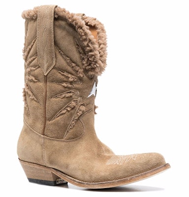 (Women) Golden Goose Mid Top 'Brown Stitch Detail' GWF00222.F001963.55376 Order (Women) Golden Goose Mid Top 'Brown Stitch Detail' GWF00222.F001963.55376
