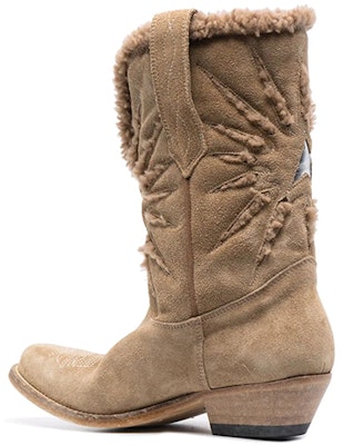(Women) Golden Goose Mid Top 'Brown Stitch Detail' GWF00222.F001963.55376 Lookbook (Women) Golden Goose Mid Top 'Brown Stitch Detail' GWF00222.F001963.55376