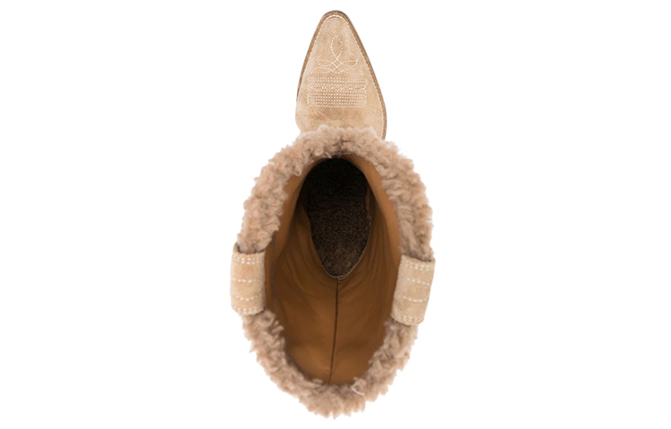 Shop (W) Golden Goose Mid Top ''Bruine Stiksel Details'' GWF00222.F001963.55376