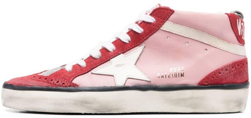 (Women) Golden Goose Mid Top 'Distressed Pink Fashion' GWF00122.F004208.82182 Buy (Women) Golden Goose Mid Top 'Distressed Pink Fashion' GWF00122.F004208.82182