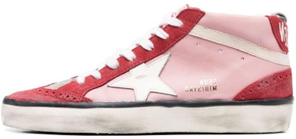(Women) Golden Goose Mid Top 'Distressed Pink Fashion' GWF00122.F004208.82182 (Women) Golden Goose Mid Top 'Distressed Pink Fashion' GWF00122.F004208.82182