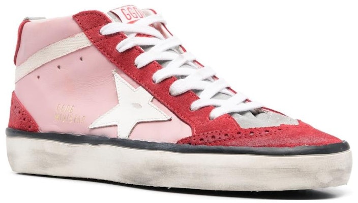 (W) Golden Goose Mid Top 'Fashion Pink' Distressed GWF00122.F004208.82182 Order (W) Golden Goose Mid Top 'Fashion Pink' Distressed GWF00122.F004208.82182