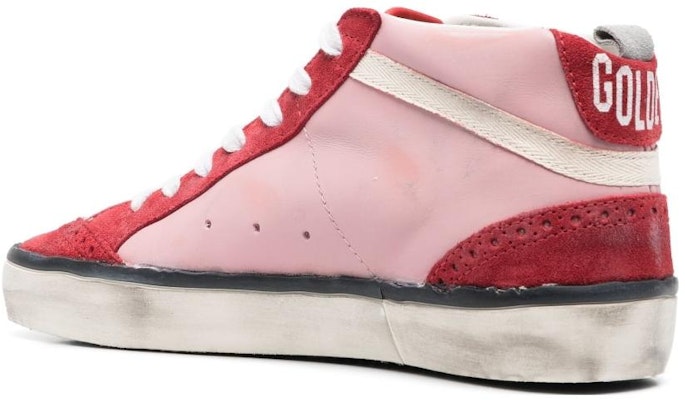 (W) Golden Goose Mid Top 'Fashion Pink' Distressed GWF00122.F004208.82182 Lookbook (W) Golden Goose Mid Top 'Fashion Pink' Distressed GWF00122.F004208.82182
