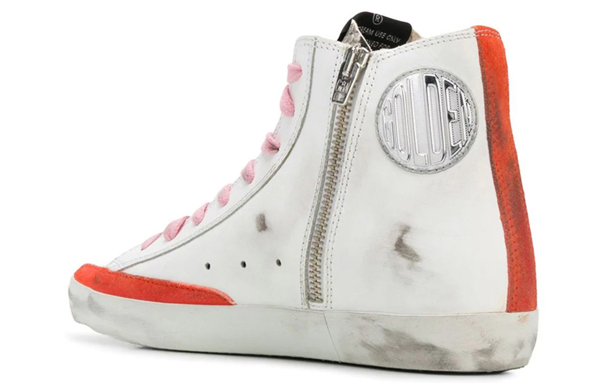 Shop (W) Golden Goose Sepatu Mid Top 'Vintage Putih' G36WS591.C70