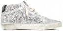 Order (W) Sneaker Golden Goose Mid Top 'Metallic Silver' Emas Bersinar GWF00122.F004156.70260
