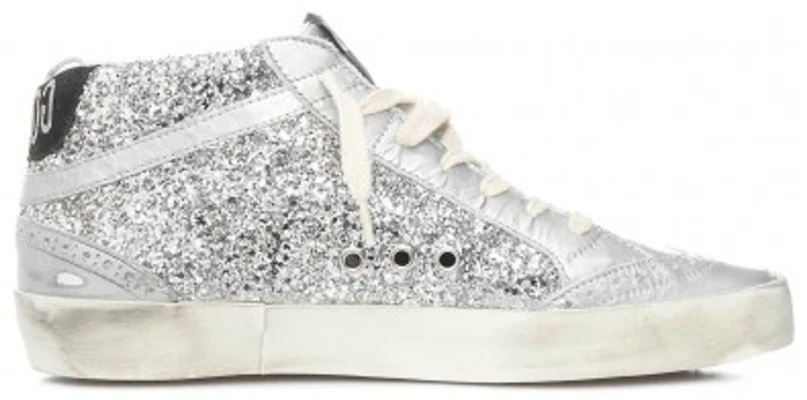 (W) Golden Goose 中帮运动鞋 '金属银' GWF00122.F004156.70260 Order (W) Golden Goose 中帮运动鞋 '金属银' GWF00122.F004156.70260