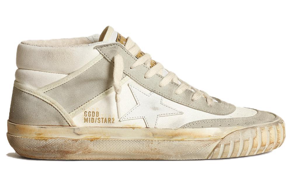 Order Golden Goose 皮革 休閒 中筒 板鞋 女款 白灰