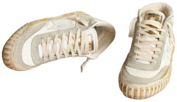 (W) Golden Goose Sepatu Mid Top 'Putih Abu-abu' GWF00408.F003449.10276 Lookbook (W) Golden Goose Sepatu Mid Top 'Putih Abu-abu' GWF00408.F003449.10276