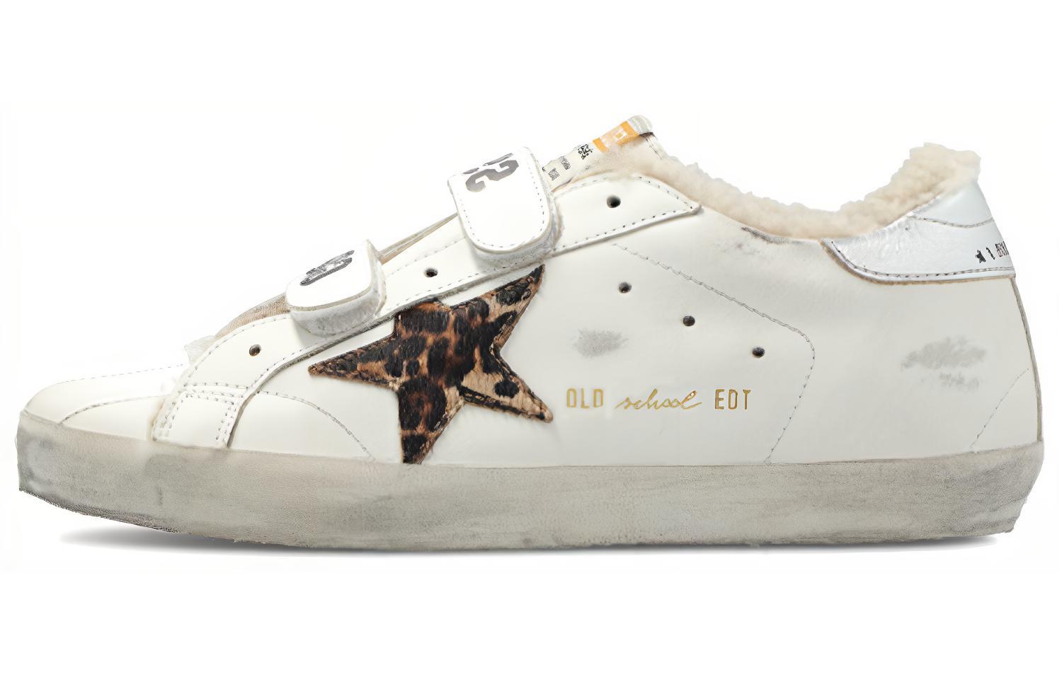 (Women) Golden Goose Old School 'Distressed White Leather' GWF00111.F003348.11227