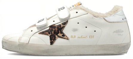 (Women) Golden Goose Old School 'Distressed White Leather' GWF00111.F003348.11227 (Women) Golden Goose Old School 'Distressed White Leather' GWF00111.F003348.11227