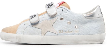 (Women) Golden Goose Old School 'White Velcro' GWF00111.F001069.80815 (Women) Golden Goose Old School 'White Velcro' GWF00111.F001069.80815