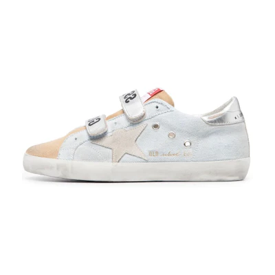 (W) Golden Goose Old School 'White Velcro'