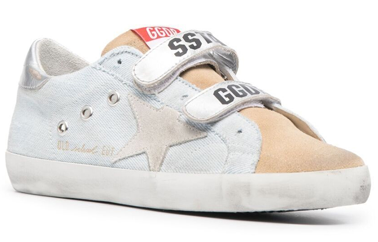 Order (W) Golden Goose Old School ''Bianco Velcro'' GWF00111.F001069.80815