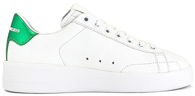 (Women) Golden Goose Pure Star 'White Green' GWF00197.F001127.10502 Order (Women) Golden Goose Pure Star 'White Green' GWF00197.F001127.10502