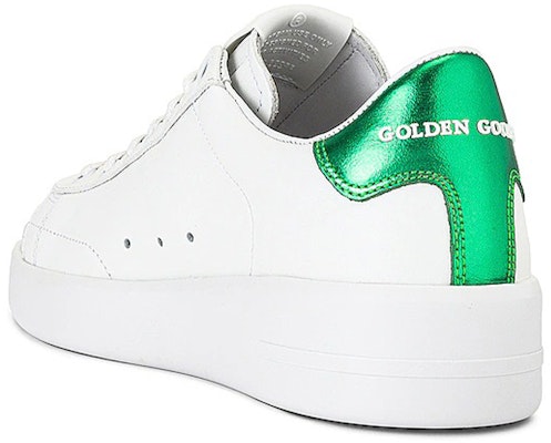 (Women) Golden Goose Pure Star 'White Green' GWF00197.F001127.10502 Purchase (Women) Golden Goose Pure Star 'White Green' GWF00197.F001127.10502