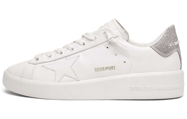 Buy (W) Golden Goose Purestar ''Coda Argento Bianco'' G36WS603.A1