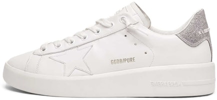 (Women) Golden Goose Purestar 'Silver Tail White' G36WS603.A1 (Women) Golden Goose Purestar 'Silver Tail White' G36WS603.A1