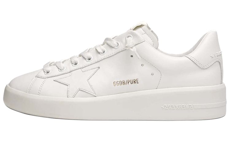 (Women) Golden Goose Purestar 'White Cut-Out Star' G36WS603.A2