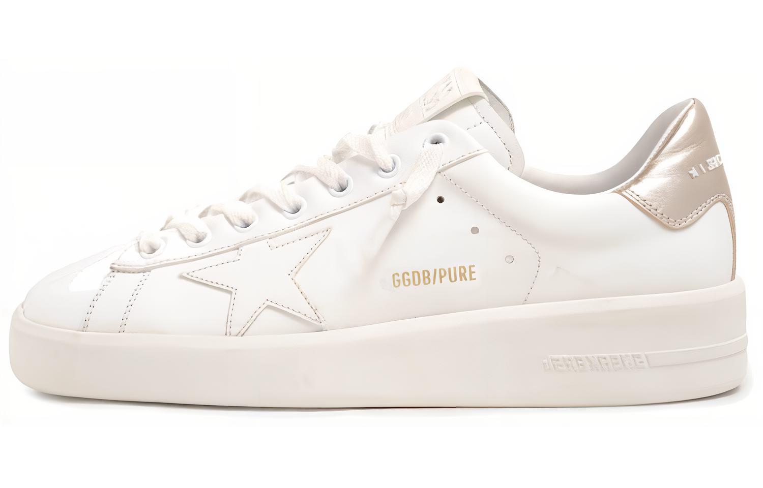 Buy (W) Golden Goose Purestar ''Blanc Or'' sneakers GWF00124.F000465.10272
