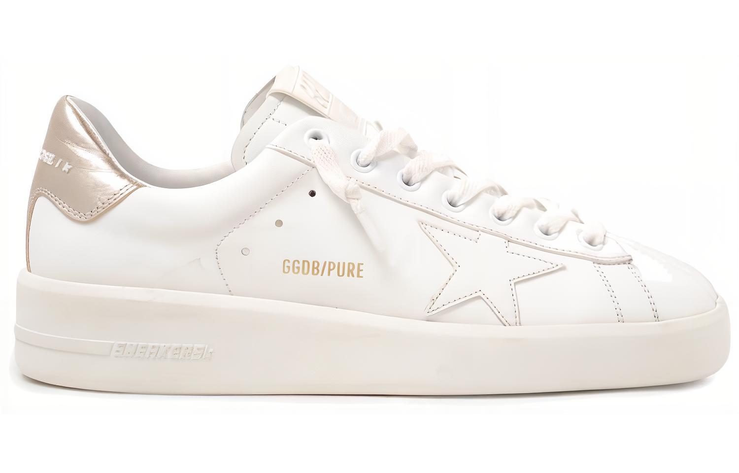 Order (W) Golden Goose Purestar ''Blanc Or'' sneakers GWF00124.F000465.10272