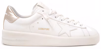 Order (W) Golden Goose Purestar 'Putih Emas' GWF00124.F000465.10272