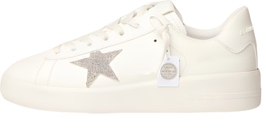 (Women) Golden Goose Purestar 'White Leather' GWF00197.F002789.80185 (Women) Golden Goose Purestar 'White Leather' GWF00197.F002789.80185