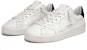 (W) Golden Goose Purestar 'Kulit Putih dengan Tumit Hitam' G36WS603.A3