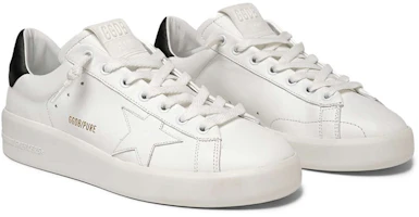 Shop (W) Golden Goose Purestar 'Kulit Putih dengan Tumit Hitam' G36WS603.A3