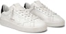 (W) Golden Goose Purestar 'Kulit Putih dengan Tumit Hitam' G36WS603.A3