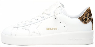 (Women) Golden Goose Purestar 'White Leopard' GWF00124.F000310.10269 (Women) Golden Goose Purestar 'White Leopard' GWF00124.F000310.10269