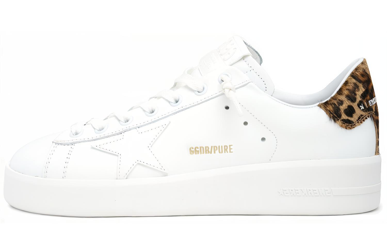 (Women) Golden Goose Purestar 'White Leopard' GWF00124.F000310.10269