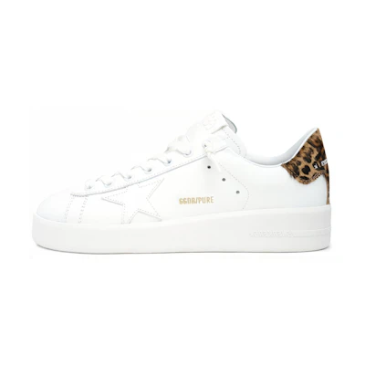 (W) Golden Goose Purestar 'White Leopard'