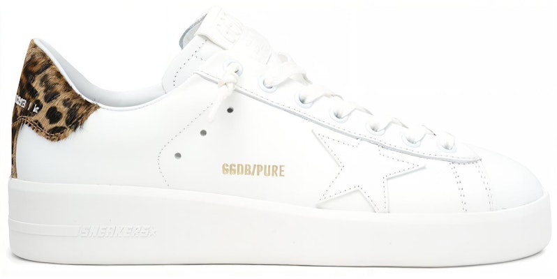 (Women) Golden Goose Purestar 'White Leopard' GWF00124.F000310.10269 Order (Women) Golden Goose Purestar 'White Leopard' GWF00124.F000310.10269