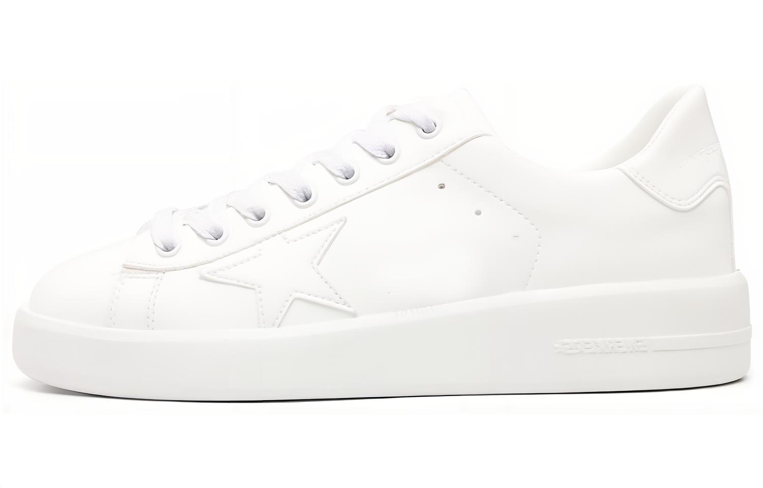 (Women) Golden Goose Purestar 'White Low Top' GWF00197.F003954.10100