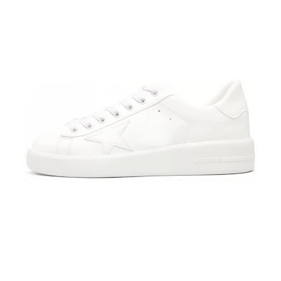 (W) Golden Goose Purestar 'White Low Top'
