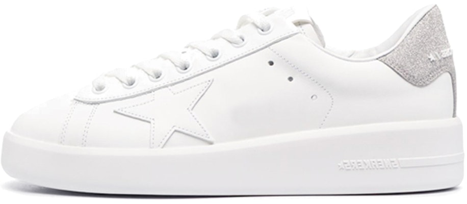(Women) Golden Goose Purestar 'White Silver' GWF00197.F000538.80185 Buy (Women) Golden Goose Purestar 'White Silver' GWF00197.F000538.80185
