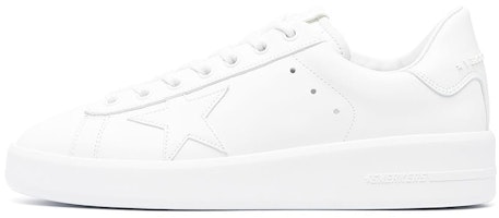 (Women) Golden Goose Purestar Triple White GWF00197.F000541.10100 (Women) Golden Goose Purestar Triple White GWF00197.F000541.10100