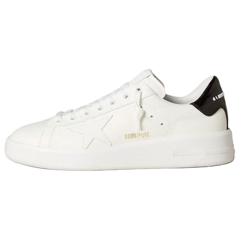 (Women) Golden Goose Purestar White Leather Low-Top Sneakers GWF00197.F006518.10364