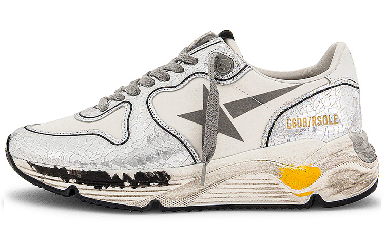 (Women) Golden Goose Running 'Distressed Grey' GWF00126.F000327.80185