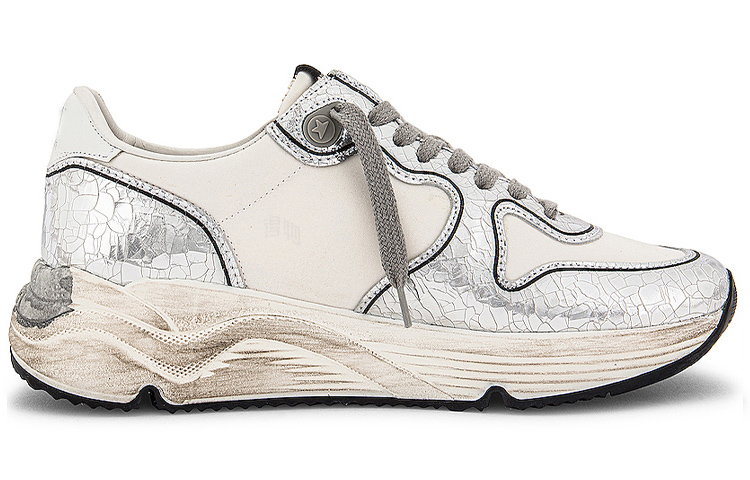 Order (W) Golden Goose Running ''Gris Usé'' GWF00126.F000327.80185